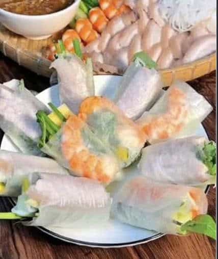 Gỏi cuốn Tôm thịt - Summer rolls pork & Shrimp